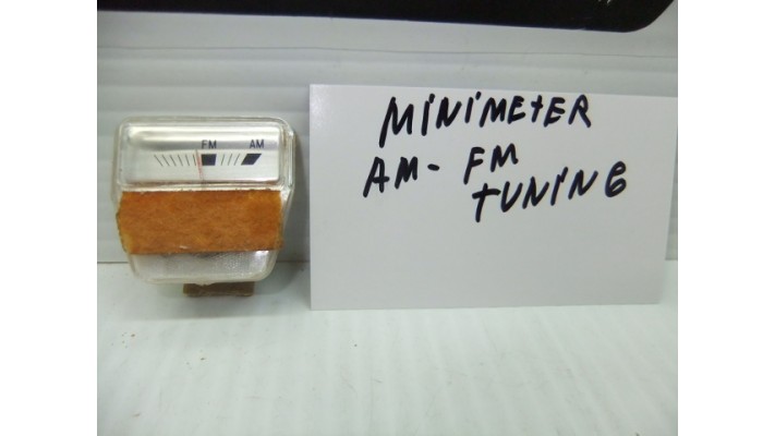 Minimeter AM-FM tuning meter .